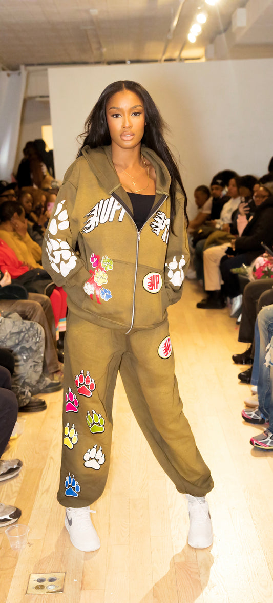 Green HP Hoodie - Premium 100% Cotton Fleece Hoodie