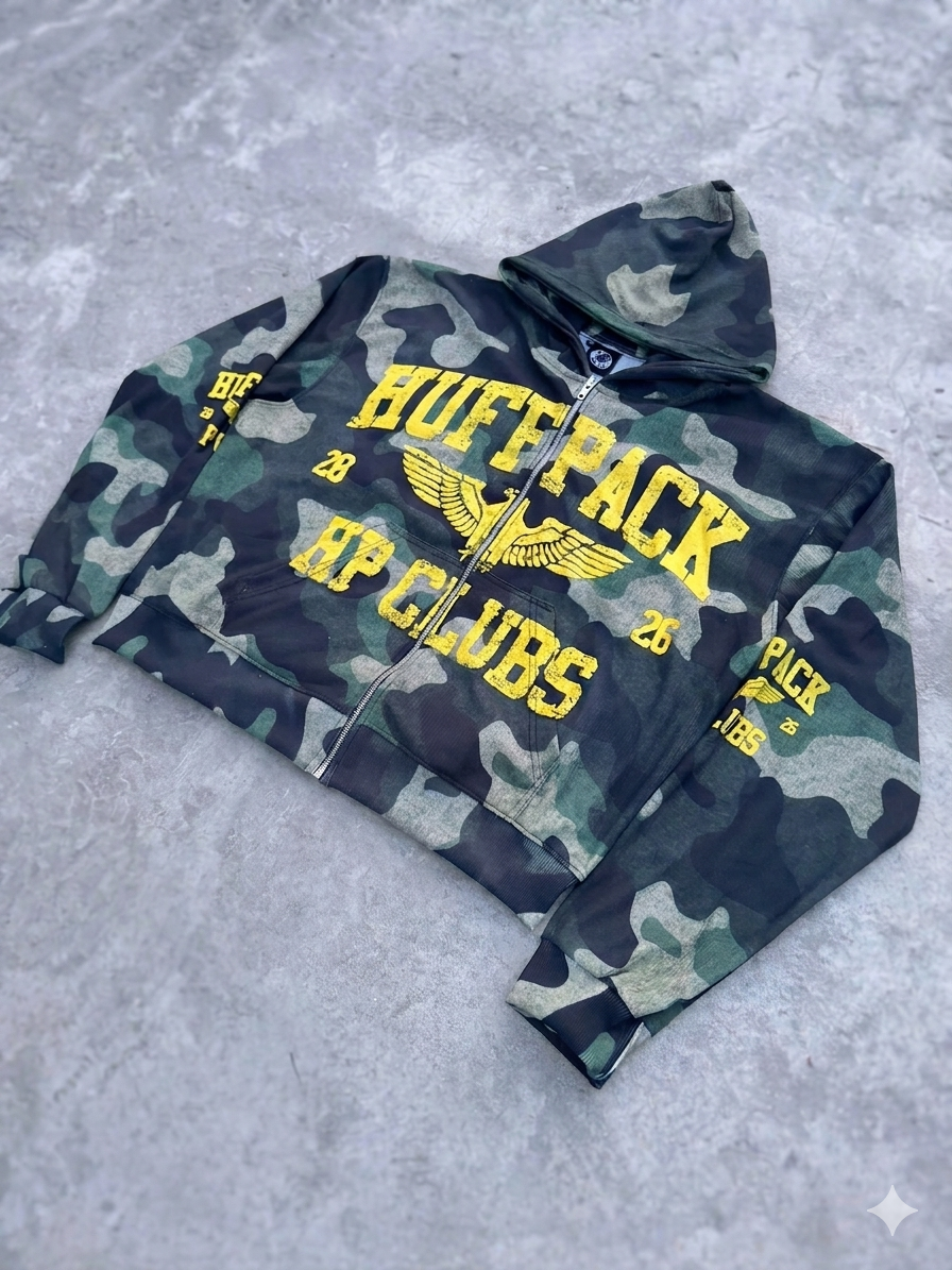 Camo Thermal Hoodie🦅