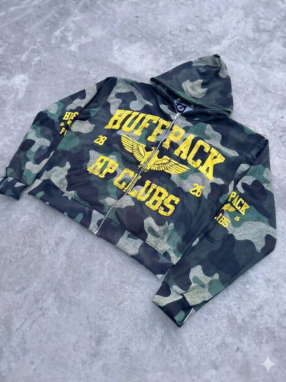 Camo Thermal Hoodie🦅