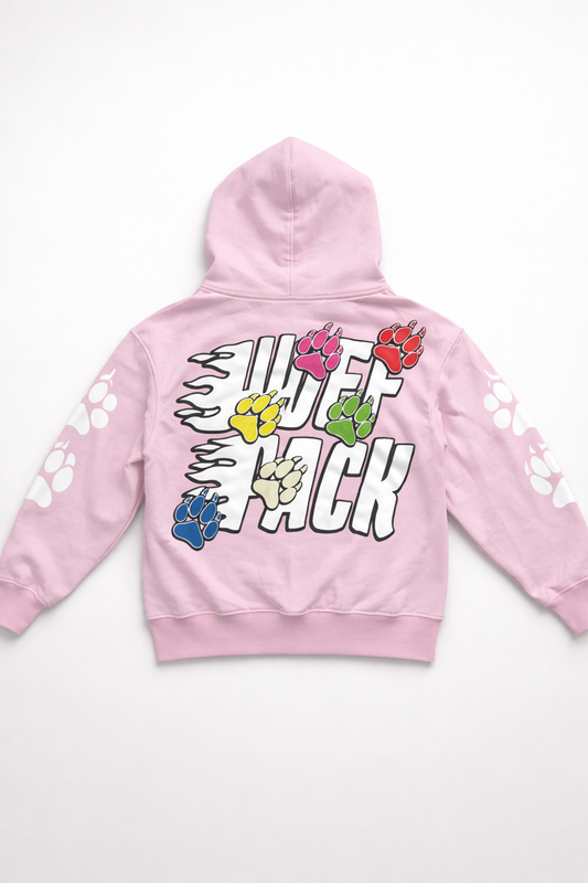 Pink HP Hoodie - Premium 100% Cotton Fleece Hoodie