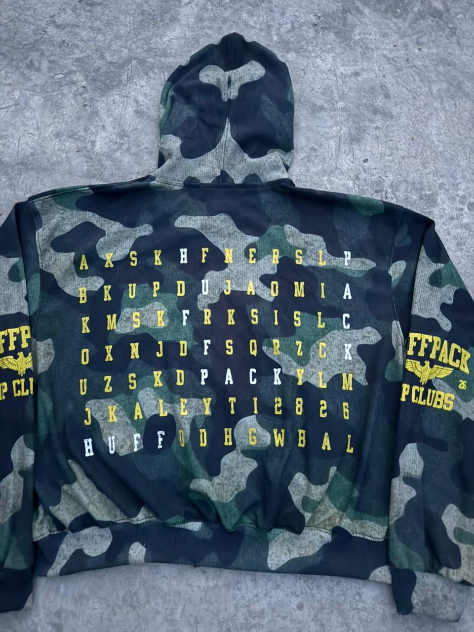 Camo Thermal Hoodie🦅