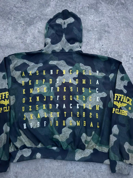 Camo Thermal Hoodie🦅