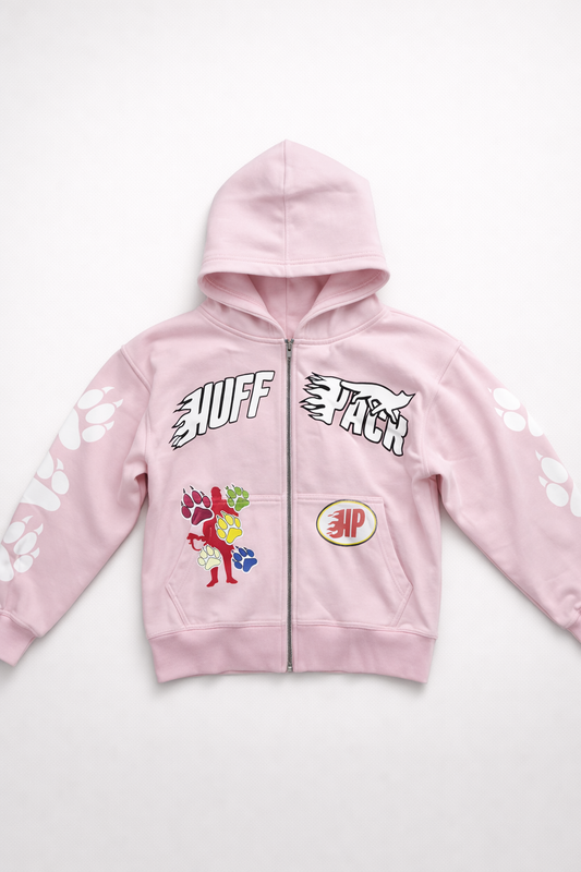 Pink HP Hoodie - Premium 100% Cotton Fleece Hoodie