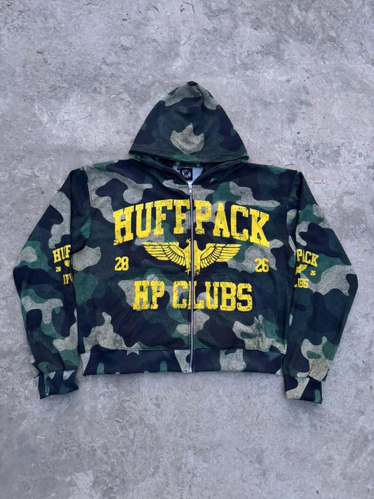 Camo Thermal Hoodie🦅