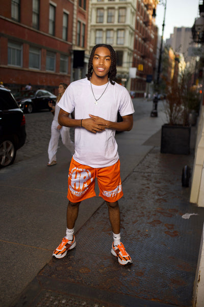 HUFFPACK Orange Shorts