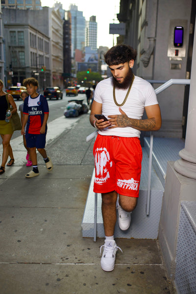 HUFFPACK Red Shorts