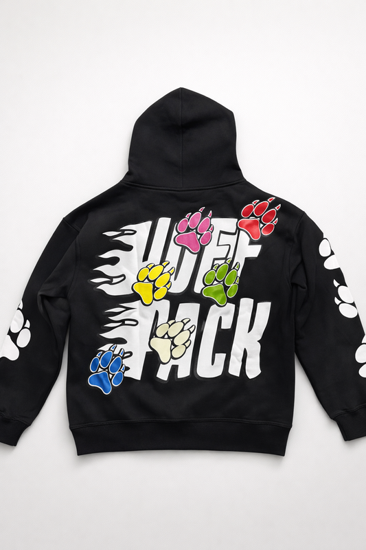 Black HP Hoodie - Premium 100% Cotton Fleece Hoodie