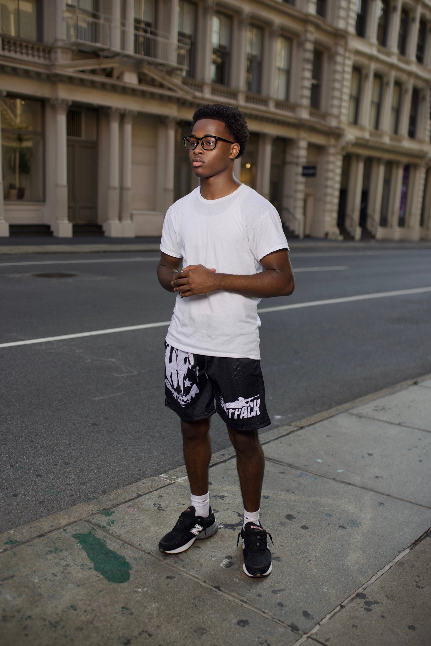 HUFFPACK Black Shorts