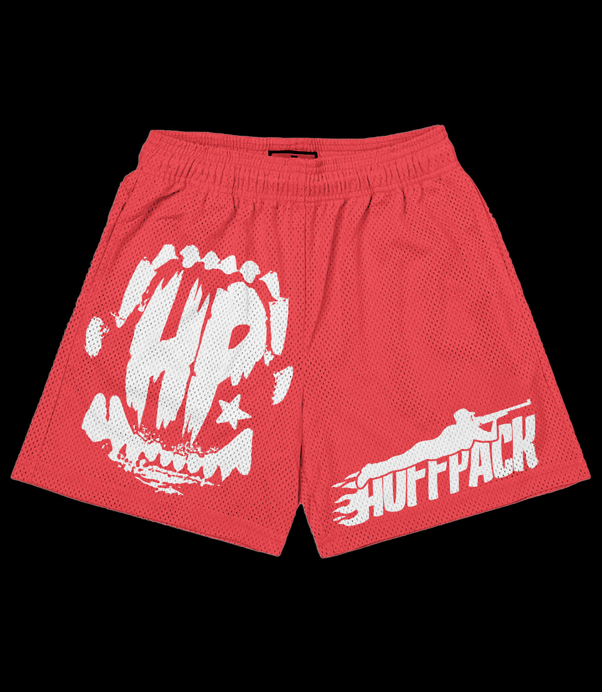 HUFFPACK Red Shorts